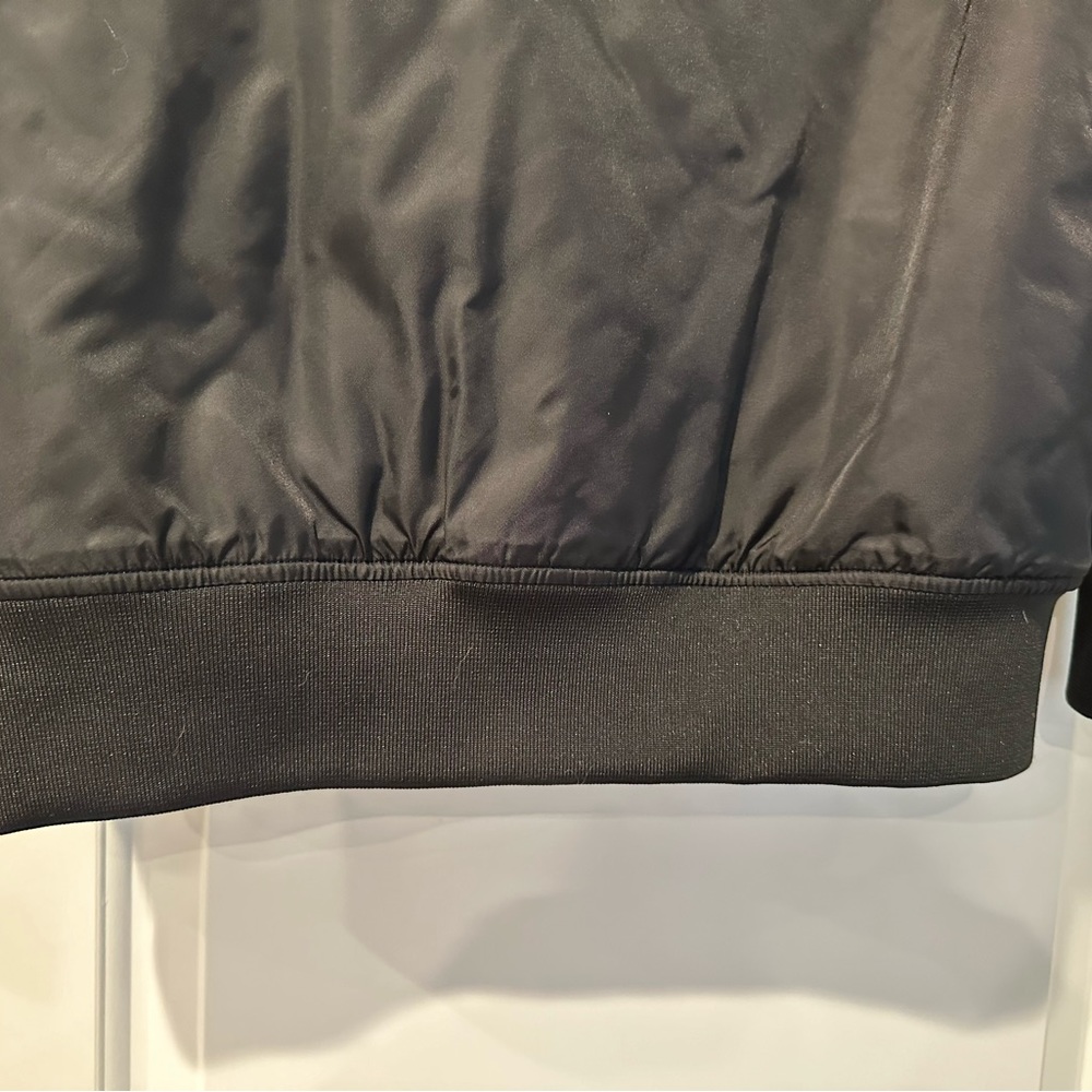 Joes Jeans heavy black bomber jacket / with army detail lining / pre-loved - Picture 7 of 12